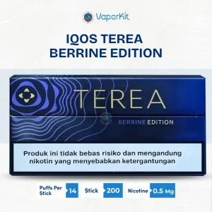 IQOS TEREA Berrine Edition Indonesia pack with berry, floral and clove flavour
