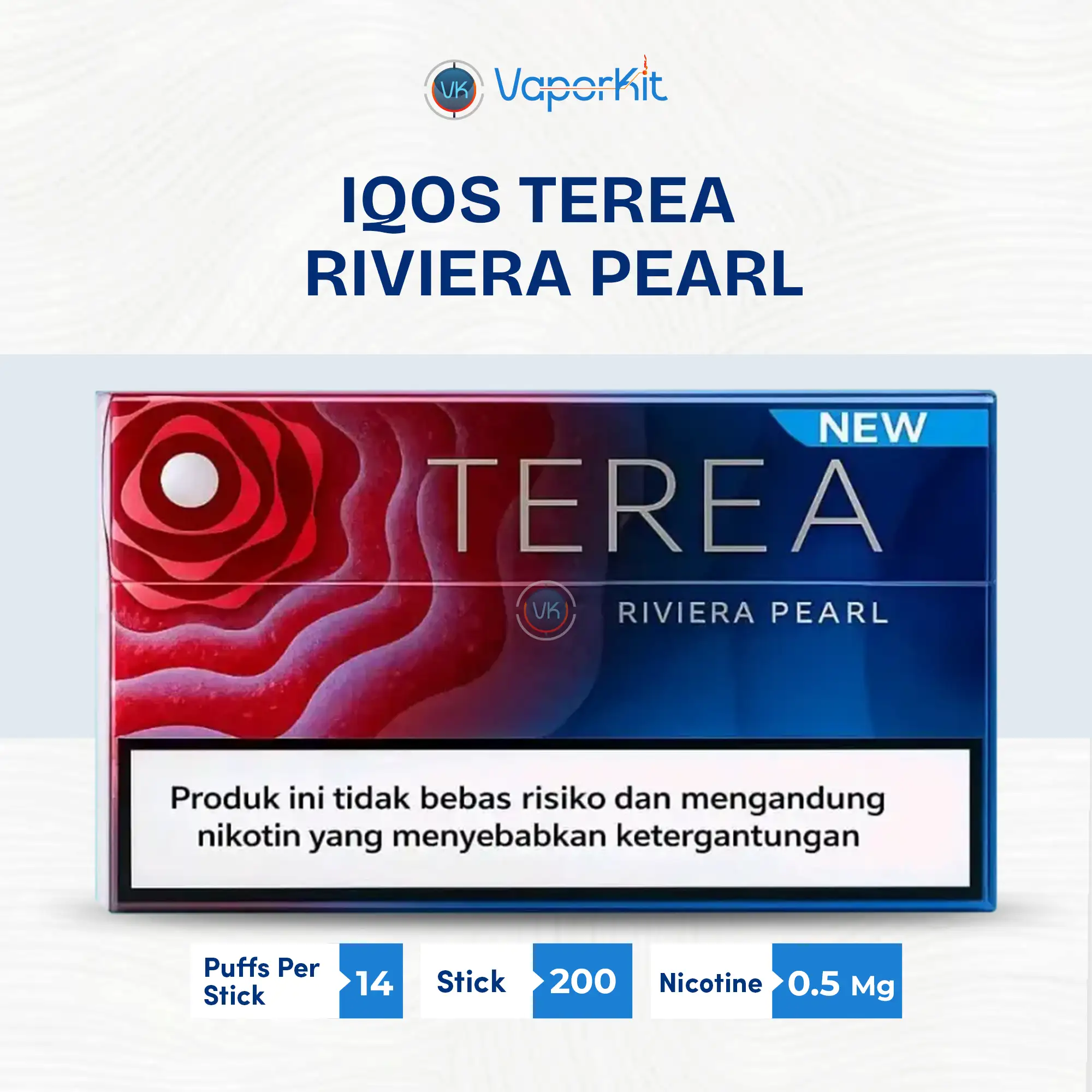 Original IQOS TEREA Riviera Pearl Indonesia pack available in UAE
