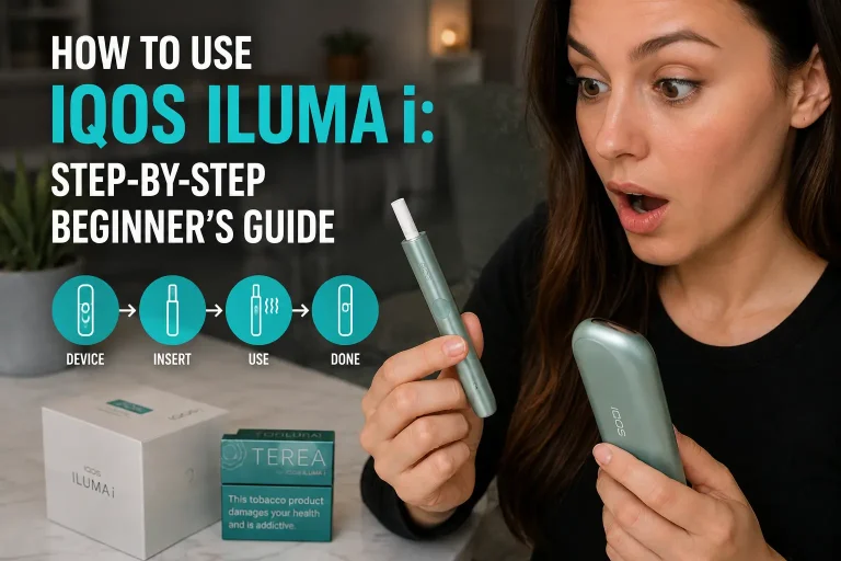 How to use IQOS ILUMA i step by step for beginners in the UAE