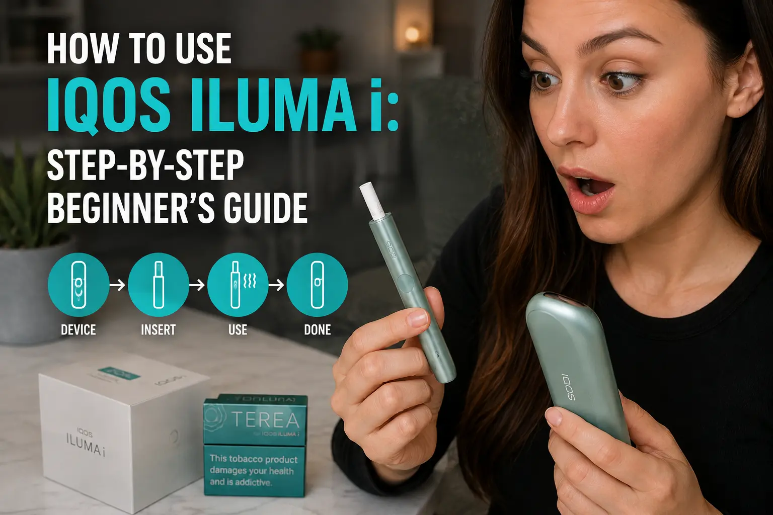 How to use IQOS ILUMA i step by step for beginners in the UAE