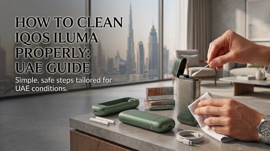 How to clean IQOS ILUMA i in the UAE