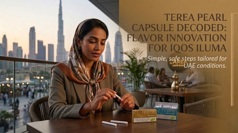 How to activate the TEREA Pearl flavor capsule uae guide