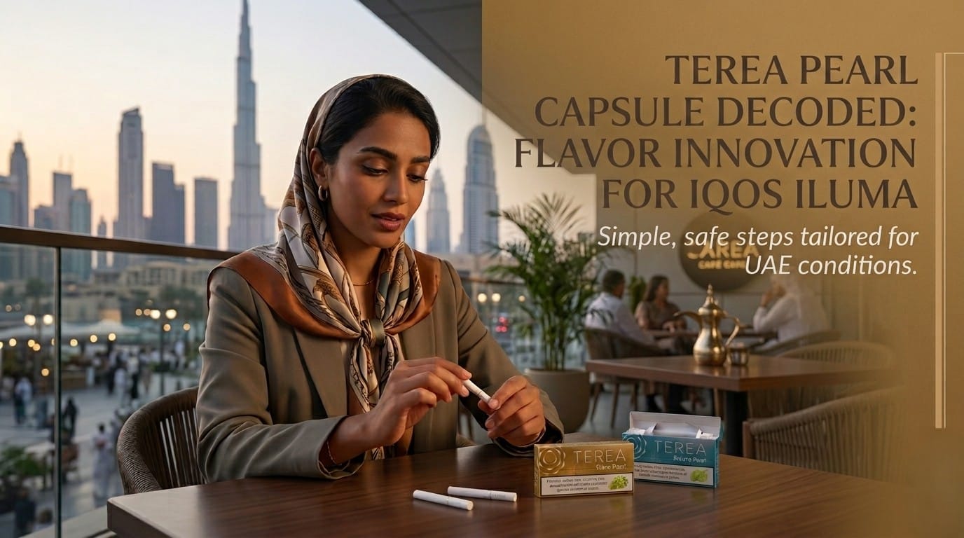 How to activate the TEREA Pearl flavor capsule uae guide