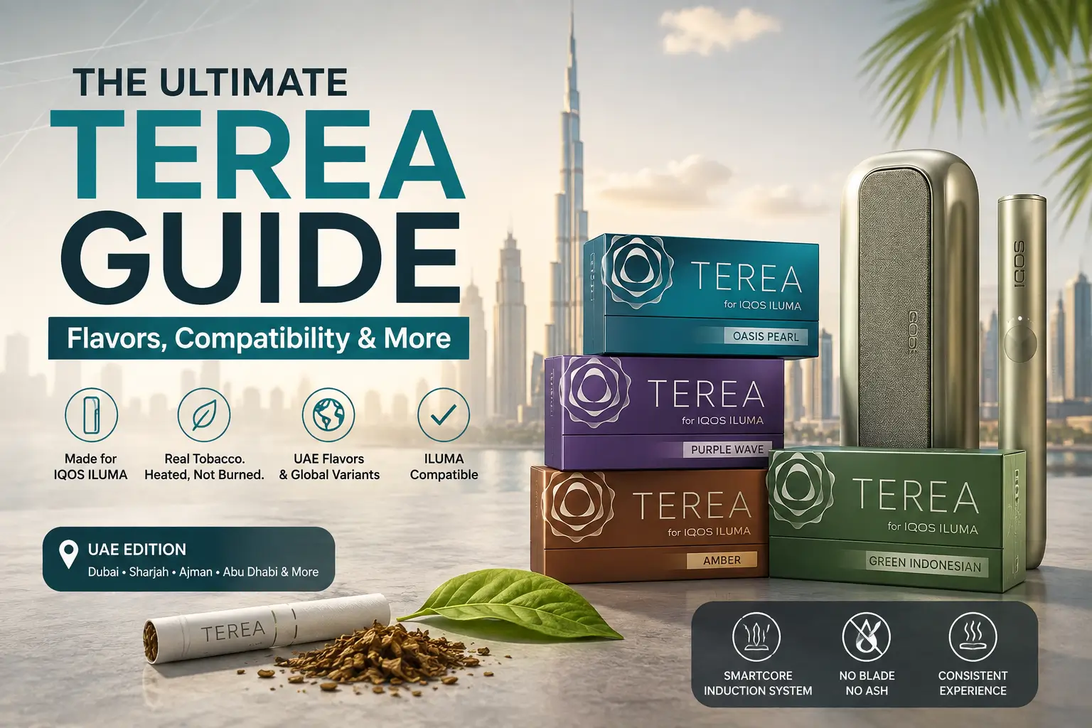 TEREA guide for UAE flavors and IQOS ILUMA compatibility